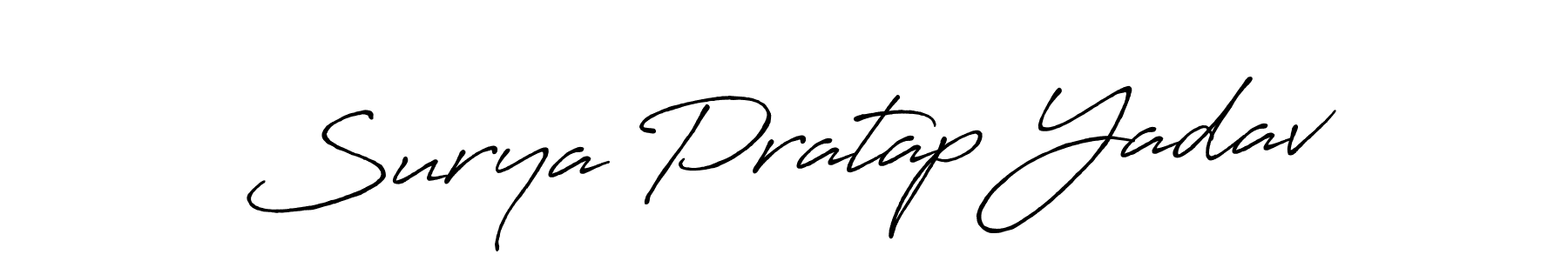 The best way (Antro_Vectra_Bolder) to make a short signature is to pick only two or three words in your name. The name Surya Pratap Yadav include a total of six letters. For converting this name. Surya Pratap Yadav signature style 7 images and pictures png