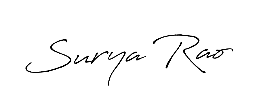 Make a beautiful signature design for name Surya Rao. Use this online signature maker to create a handwritten signature for free. Surya Rao signature style 7 images and pictures png