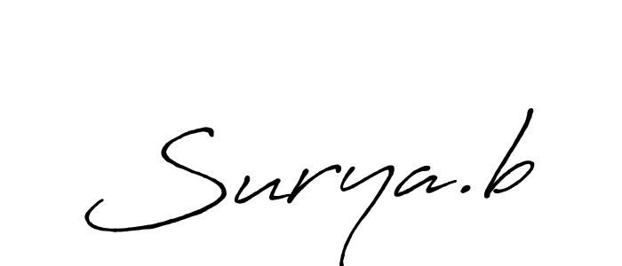 You can use this online signature creator to create a handwritten signature for the name Surya.b. This is the best online autograph maker. Surya.b signature style 7 images and pictures png