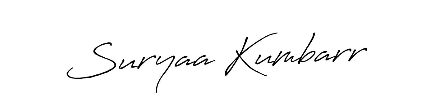 You can use this online signature creator to create a handwritten signature for the name Suryaa Kumbarr. This is the best online autograph maker. Suryaa Kumbarr signature style 7 images and pictures png