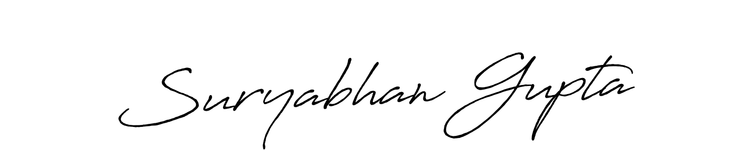 How to make Suryabhan Gupta signature? Antro_Vectra_Bolder is a professional autograph style. Create handwritten signature for Suryabhan Gupta name. Suryabhan Gupta signature style 7 images and pictures png