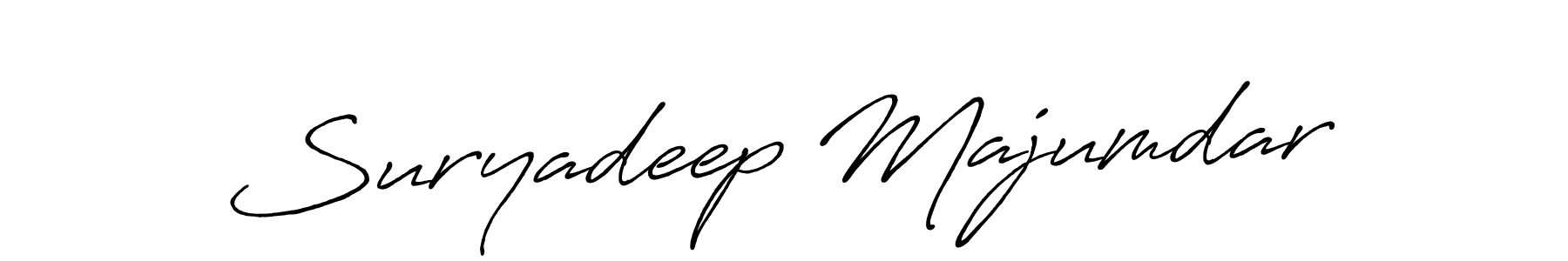 Suryadeep Majumdar stylish signature style. Best Handwritten Sign (Antro_Vectra_Bolder) for my name. Handwritten Signature Collection Ideas for my name Suryadeep Majumdar. Suryadeep Majumdar signature style 7 images and pictures png