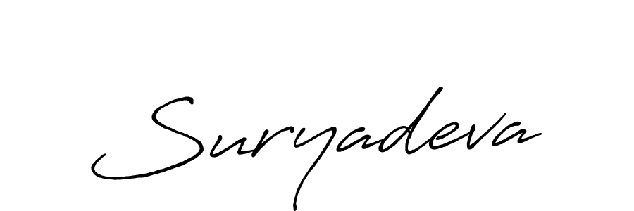 How to make Suryadeva name signature. Use Antro_Vectra_Bolder style for creating short signs online. This is the latest handwritten sign. Suryadeva signature style 7 images and pictures png