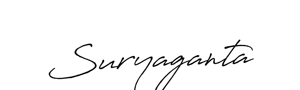 Also we have Suryaganta name is the best signature style. Create professional handwritten signature collection using Antro_Vectra_Bolder autograph style. Suryaganta signature style 7 images and pictures png
