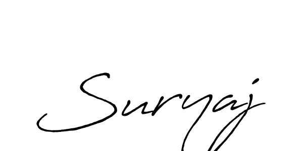 How to make Suryaj signature? Antro_Vectra_Bolder is a professional autograph style. Create handwritten signature for Suryaj name. Suryaj signature style 7 images and pictures png
