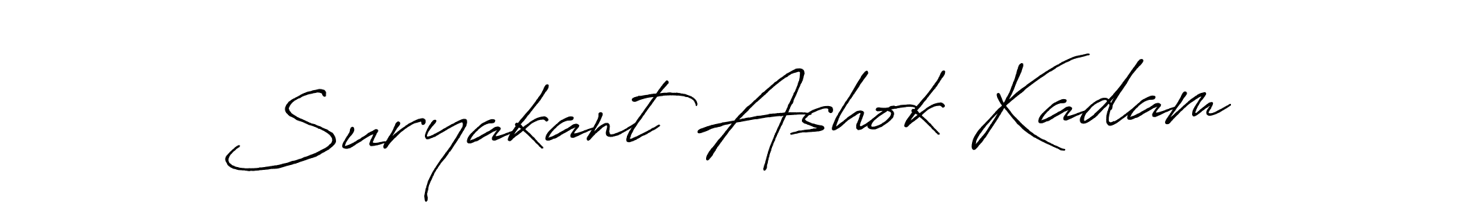 How to make Suryakant Ashok Kadam signature? Antro_Vectra_Bolder is a professional autograph style. Create handwritten signature for Suryakant Ashok Kadam name. Suryakant Ashok Kadam signature style 7 images and pictures png