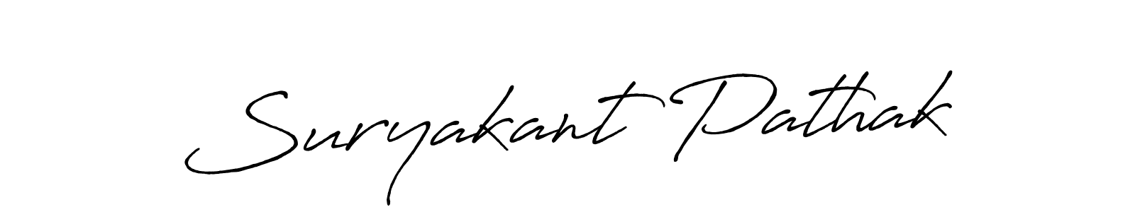 How to make Suryakant Pathak signature? Antro_Vectra_Bolder is a professional autograph style. Create handwritten signature for Suryakant Pathak name. Suryakant Pathak signature style 7 images and pictures png