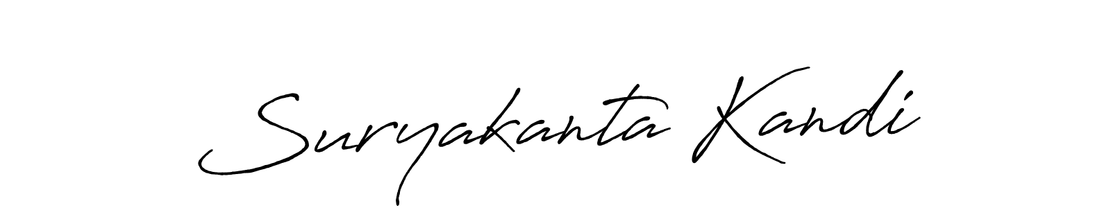 Make a beautiful signature design for name Suryakanta Kandi. Use this online signature maker to create a handwritten signature for free. Suryakanta Kandi signature style 7 images and pictures png