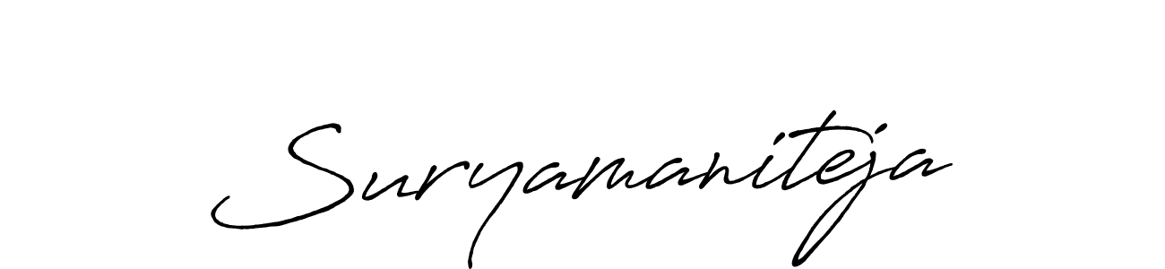 Make a beautiful signature design for name Suryamaniteja. Use this online signature maker to create a handwritten signature for free. Suryamaniteja signature style 7 images and pictures png