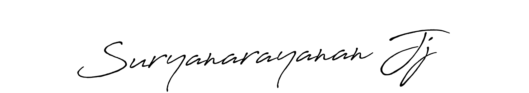 Design your own signature with our free online signature maker. With this signature software, you can create a handwritten (Antro_Vectra_Bolder) signature for name Suryanarayanan Jj. Suryanarayanan Jj signature style 7 images and pictures png