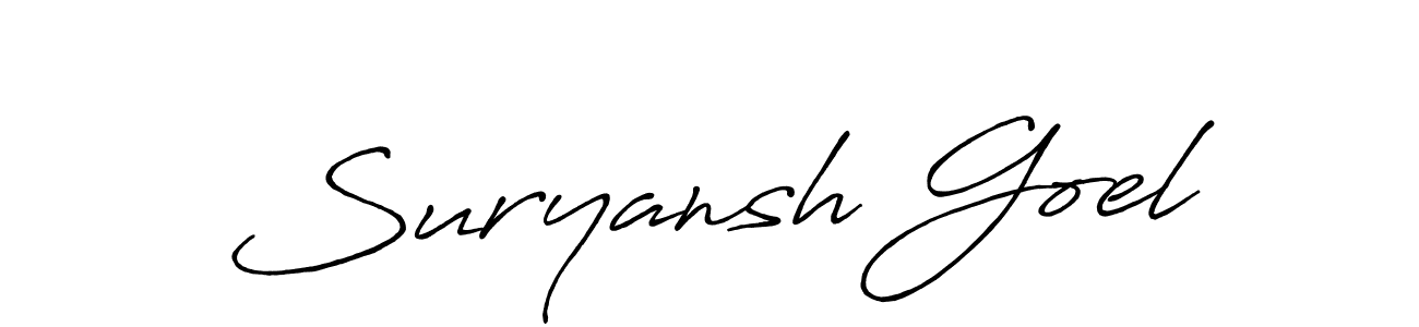 This is the best signature style for the Suryansh Goel name. Also you like these signature font (Antro_Vectra_Bolder). Mix name signature. Suryansh Goel signature style 7 images and pictures png