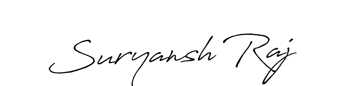 It looks lik you need a new signature style for name Suryansh Raj. Design unique handwritten (Antro_Vectra_Bolder) signature with our free signature maker in just a few clicks. Suryansh Raj signature style 7 images and pictures png