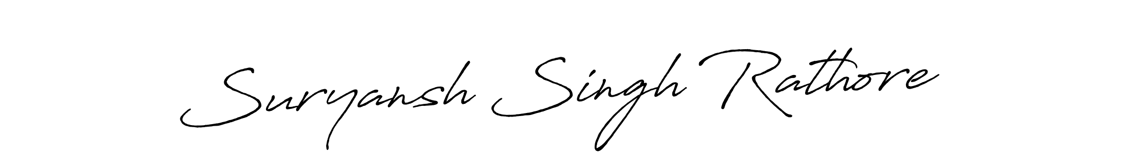 Make a beautiful signature design for name Suryansh Singh Rathore. With this signature (Antro_Vectra_Bolder) style, you can create a handwritten signature for free. Suryansh Singh Rathore signature style 7 images and pictures png