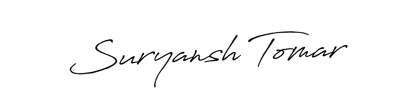 This is the best signature style for the Suryansh Tomar name. Also you like these signature font (Antro_Vectra_Bolder). Mix name signature. Suryansh Tomar signature style 7 images and pictures png