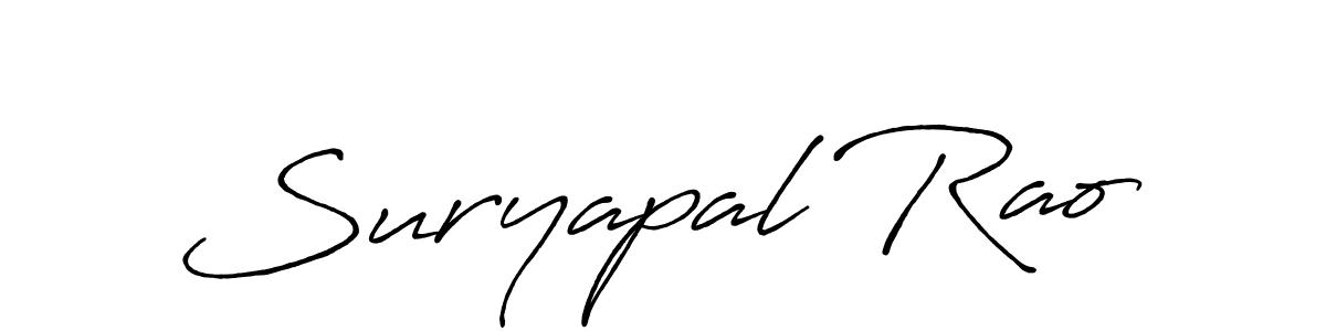 How to make Suryapal Rao signature? Antro_Vectra_Bolder is a professional autograph style. Create handwritten signature for Suryapal Rao name. Suryapal Rao signature style 7 images and pictures png