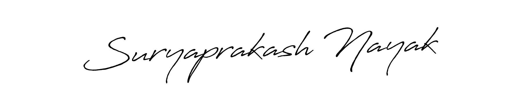 The best way (Antro_Vectra_Bolder) to make a short signature is to pick only two or three words in your name. The name Suryaprakash Nayak include a total of six letters. For converting this name. Suryaprakash Nayak signature style 7 images and pictures png