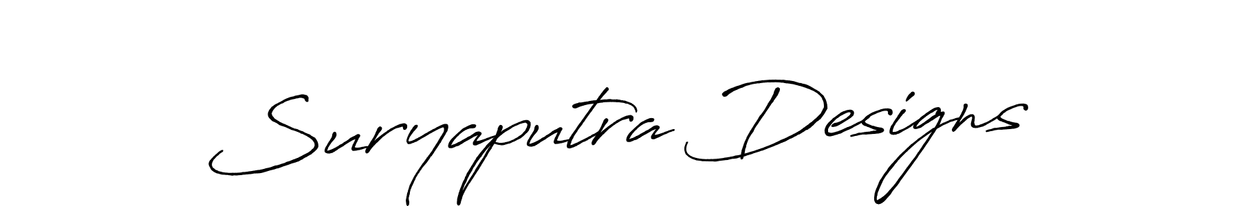 This is the best signature style for the Suryaputra Designs name. Also you like these signature font (Antro_Vectra_Bolder). Mix name signature. Suryaputra Designs signature style 7 images and pictures png