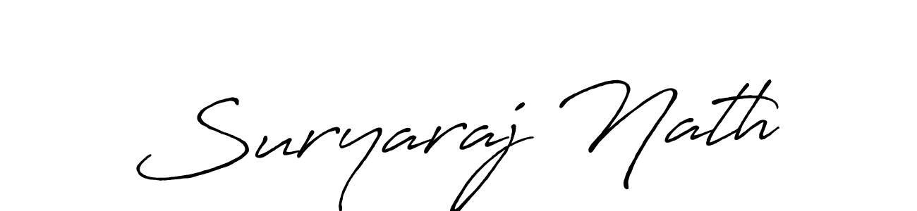 The best way (Antro_Vectra_Bolder) to make a short signature is to pick only two or three words in your name. The name Suryaraj Nath include a total of six letters. For converting this name. Suryaraj Nath signature style 7 images and pictures png