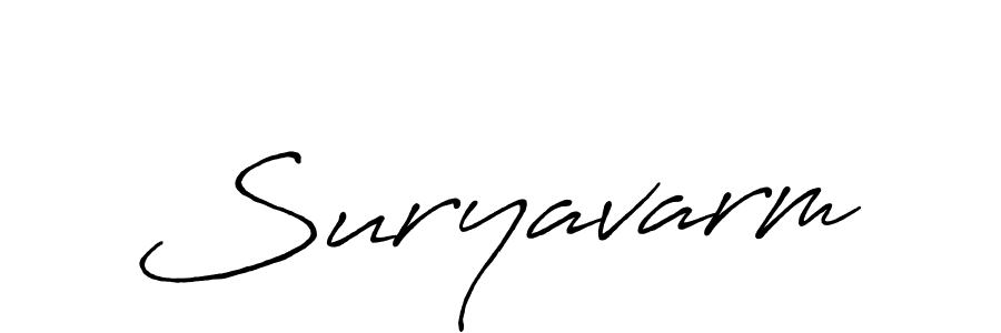 Make a beautiful signature design for name Suryavarm. Use this online signature maker to create a handwritten signature for free. Suryavarm signature style 7 images and pictures png
