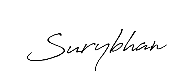 The best way (Antro_Vectra_Bolder) to make a short signature is to pick only two or three words in your name. The name Surybhan include a total of six letters. For converting this name. Surybhan signature style 7 images and pictures png