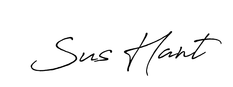 This is the best signature style for the Sus Hant name. Also you like these signature font (Antro_Vectra_Bolder). Mix name signature. Sus Hant signature style 7 images and pictures png