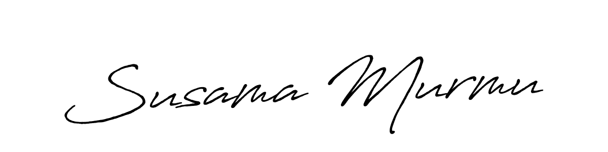 if you are searching for the best signature style for your name Susama Murmu. so please give up your signature search. here we have designed multiple signature styles  using Antro_Vectra_Bolder. Susama Murmu signature style 7 images and pictures png