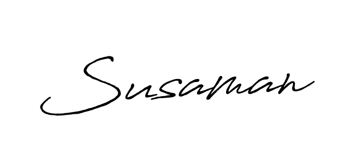 Design your own signature with our free online signature maker. With this signature software, you can create a handwritten (Antro_Vectra_Bolder) signature for name Susaman. Susaman signature style 7 images and pictures png