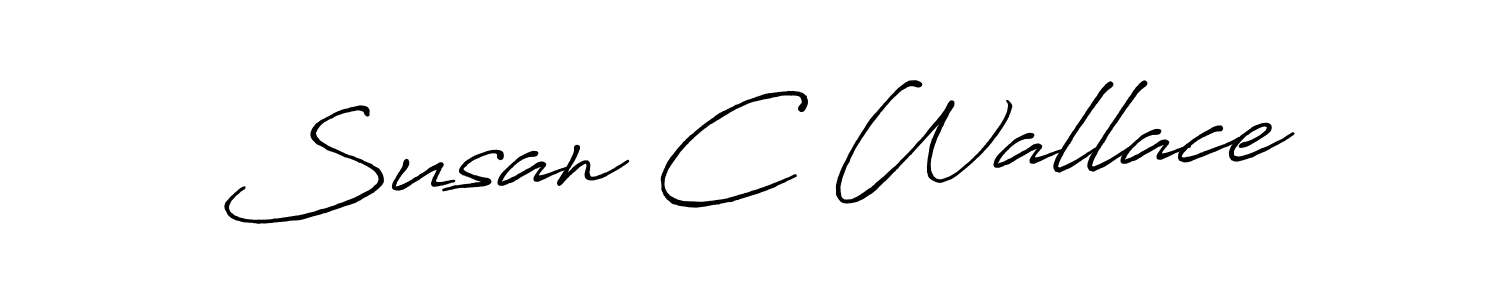 Also You can easily find your signature by using the search form. We will create Susan C Wallace name handwritten signature images for you free of cost using Antro_Vectra_Bolder sign style. Susan C Wallace signature style 7 images and pictures png