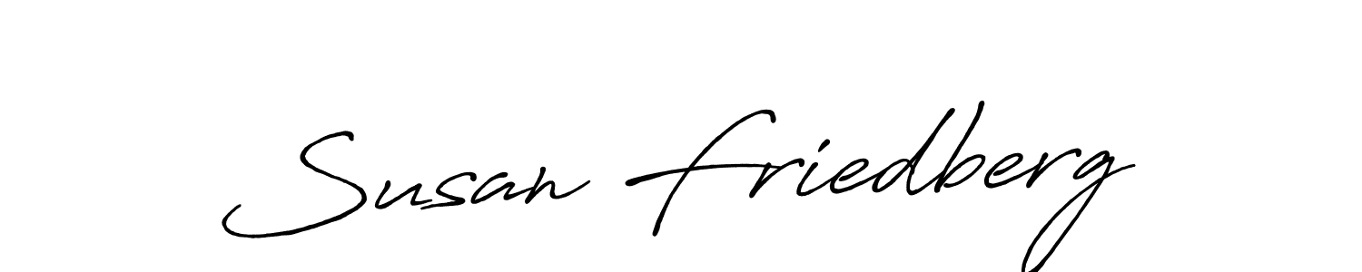 It looks lik you need a new signature style for name Susan Friedberg. Design unique handwritten (Antro_Vectra_Bolder) signature with our free signature maker in just a few clicks. Susan Friedberg signature style 7 images and pictures png
