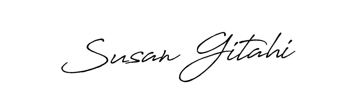 Check out images of Autograph of Susan Gitahi name. Actor Susan Gitahi Signature Style. Antro_Vectra_Bolder is a professional sign style online. Susan Gitahi signature style 7 images and pictures png