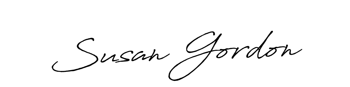 Similarly Antro_Vectra_Bolder is the best handwritten signature design. Signature creator online .You can use it as an online autograph creator for name Susan Gordon. Susan Gordon signature style 7 images and pictures png