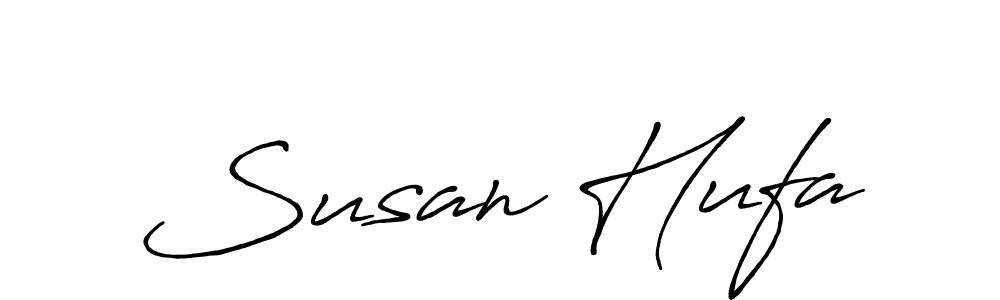 Similarly Antro_Vectra_Bolder is the best handwritten signature design. Signature creator online .You can use it as an online autograph creator for name Susan Hufa. Susan Hufa signature style 7 images and pictures png