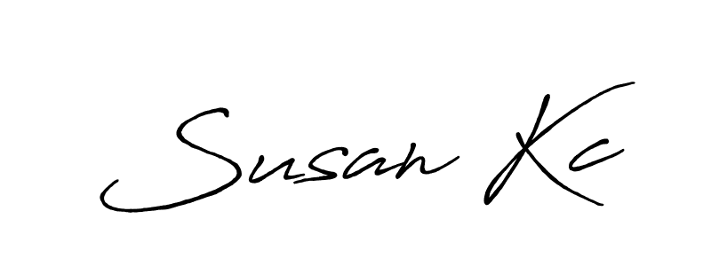 How to make Susan Kc signature? Antro_Vectra_Bolder is a professional autograph style. Create handwritten signature for Susan Kc name. Susan Kc signature style 7 images and pictures png