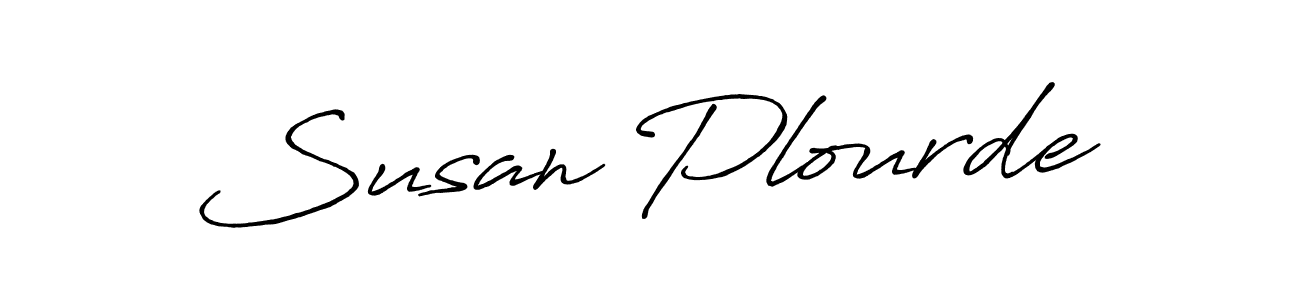 How to make Susan Plourde name signature. Use Antro_Vectra_Bolder style for creating short signs online. This is the latest handwritten sign. Susan Plourde signature style 7 images and pictures png