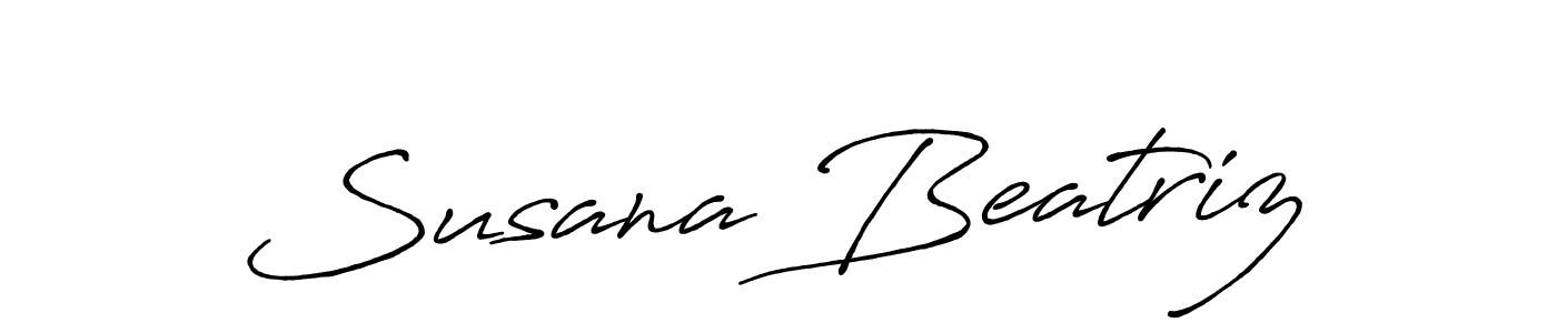 You should practise on your own different ways (Antro_Vectra_Bolder) to write your name (Susana Beatriz) in signature. don't let someone else do it for you. Susana Beatriz signature style 7 images and pictures png