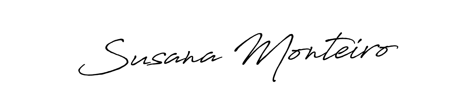 Antro_Vectra_Bolder is a professional signature style that is perfect for those who want to add a touch of class to their signature. It is also a great choice for those who want to make their signature more unique. Get Susana Monteiro name to fancy signature for free. Susana Monteiro signature style 7 images and pictures png