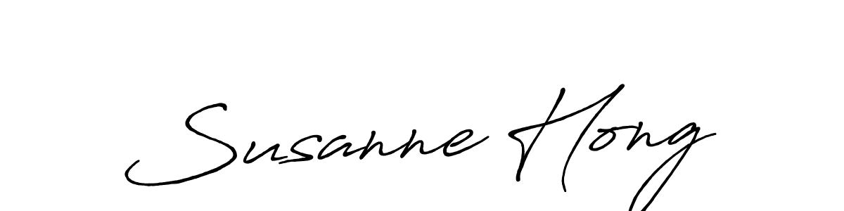 Use a signature maker to create a handwritten signature online. With this signature software, you can design (Antro_Vectra_Bolder) your own signature for name Susanne Hong. Susanne Hong signature style 7 images and pictures png