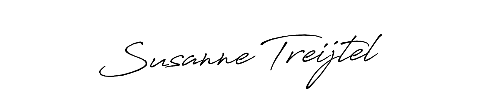 Design your own signature with our free online signature maker. With this signature software, you can create a handwritten (Antro_Vectra_Bolder) signature for name Susanne Treijtel. Susanne Treijtel signature style 7 images and pictures png