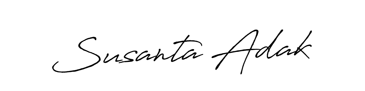 Make a beautiful signature design for name Susanta Adak. Use this online signature maker to create a handwritten signature for free. Susanta Adak signature style 7 images and pictures png