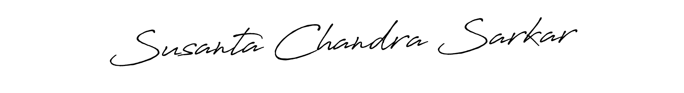 Make a beautiful signature design for name Susanta Chandra Sarkar. With this signature (Antro_Vectra_Bolder) style, you can create a handwritten signature for free. Susanta Chandra Sarkar signature style 7 images and pictures png