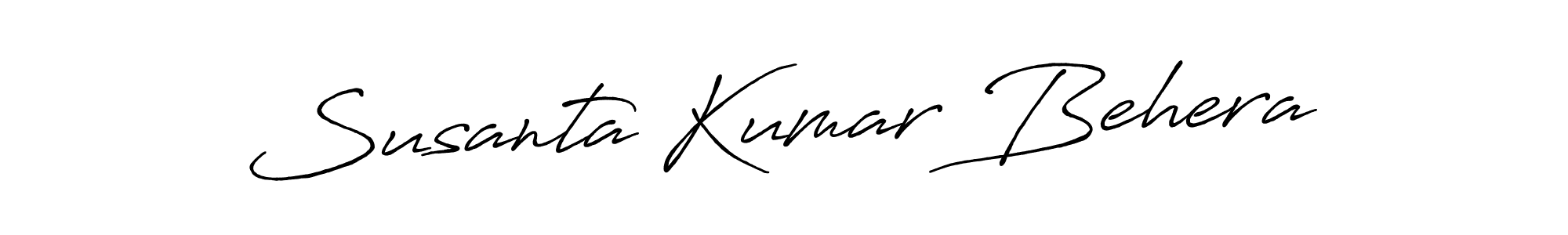 Use a signature maker to create a handwritten signature online. With this signature software, you can design (Antro_Vectra_Bolder) your own signature for name Susanta Kumar Behera. Susanta Kumar Behera signature style 7 images and pictures png