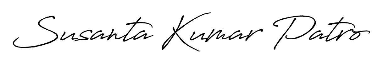 Download transparent PNG signature for name Susanta Kumar Patro styled with Antro_Vectra_Bolder font. Ready to paste directly into PDF and Word agreements. Susanta Kumar Patro signature style 7 images and pictures png