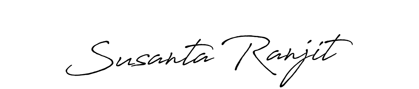 Also You can easily find your signature by using the search form. We will create Susanta Ranjit name handwritten signature images for you free of cost using Antro_Vectra_Bolder sign style. Susanta Ranjit signature style 7 images and pictures png