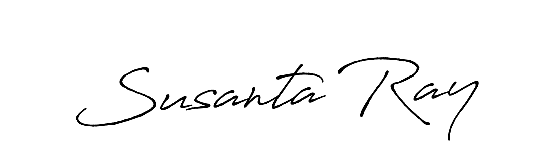 Design your own signature with our free online signature maker. With this signature software, you can create a handwritten (Antro_Vectra_Bolder) signature for name Susanta Ray. Susanta Ray signature style 7 images and pictures png