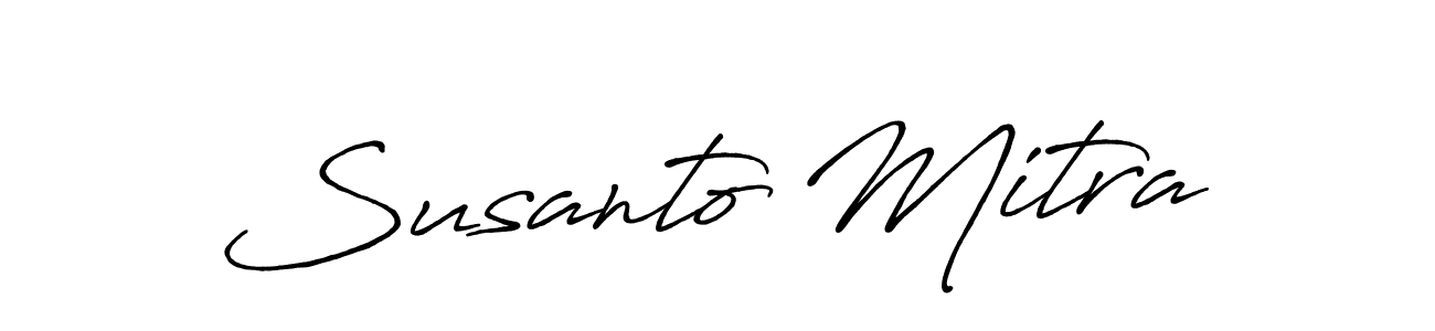 Use a signature maker to create a handwritten signature online. With this signature software, you can design (Antro_Vectra_Bolder) your own signature for name Susanto Mitra. Susanto Mitra signature style 7 images and pictures png