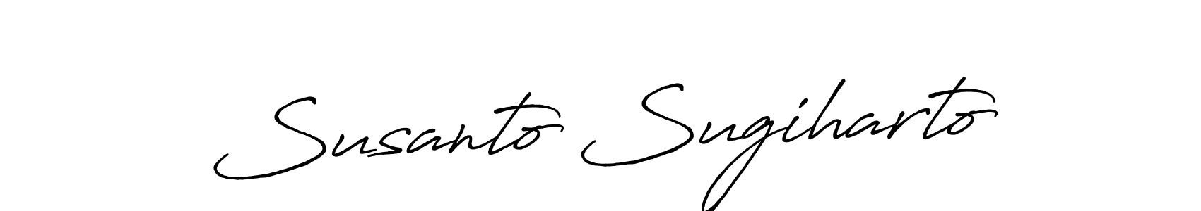 if you are searching for the best signature style for your name Susanto Sugiharto. so please give up your signature search. here we have designed multiple signature styles  using Antro_Vectra_Bolder. Susanto Sugiharto signature style 7 images and pictures png