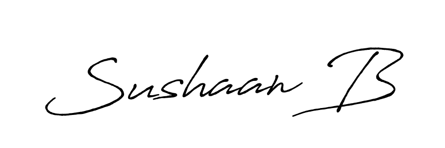 Once you've used our free online signature maker to create your best signature Antro_Vectra_Bolder style, it's time to enjoy all of the benefits that Sushaan B name signing documents. Sushaan B signature style 7 images and pictures png
