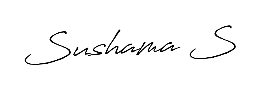 Sushama S stylish signature style. Best Handwritten Sign (Antro_Vectra_Bolder) for my name. Handwritten Signature Collection Ideas for my name Sushama S. Sushama S signature style 7 images and pictures png