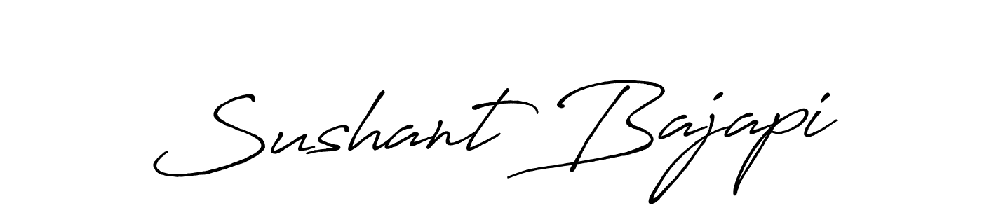 Use a signature maker to create a handwritten signature online. With this signature software, you can design (Antro_Vectra_Bolder) your own signature for name Sushant Bajapi. Sushant Bajapi signature style 7 images and pictures png