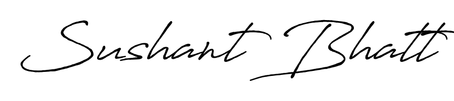Best and Professional Signature Style for Sushant Bhatt. Antro_Vectra_Bolder Best Signature Style Collection. Sushant Bhatt signature style 7 images and pictures png